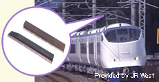 Mechanical applications bearings,packing seals,vanes,the slider installed on the pantograph,electric trains
