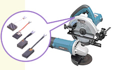 Electrical applications domestic appliance and power tool motors,trolley wheels and shoes